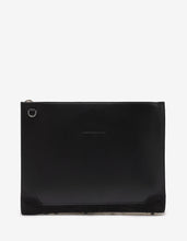 Load image into Gallery viewer, Skypouch Black Suede Spikes & Cubes Bag