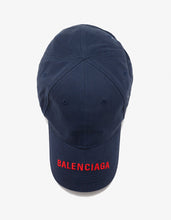 Load image into Gallery viewer, Blue Logo Visor Baseball Cap
