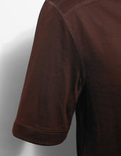 Load image into Gallery viewer, Brown Silk Blend T-Shirt -
