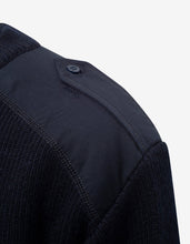 Load image into Gallery viewer, Navy Blue Logo Panelled Sweater -
