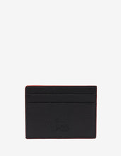 Load image into Gallery viewer, Kios Black Grain Leather Spikes Card Holder
