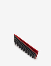 Load image into Gallery viewer, Kios Black Grain Leather Spikes Card Holder
