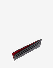 Load image into Gallery viewer, Kios Marine Blue Grain Leather Spikes Card Holder
