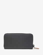 Load image into Gallery viewer, Panettone Charbon Grey Leather Wallet with Crest -
