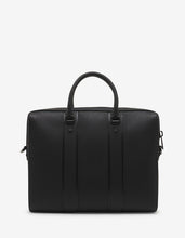 Load image into Gallery viewer, Streetwall Black Leather Briefcase -
