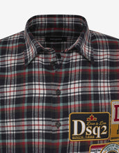 Load image into Gallery viewer, Plaid Shirt with Badges
