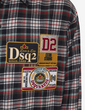 Load image into Gallery viewer, Plaid Shirt with Badges

