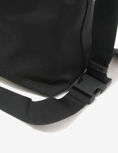 Load image into Gallery viewer, Downtown Black Nylon Messenger Bag
