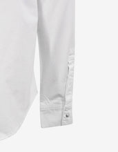 Load image into Gallery viewer, White Calligraphic Logo Embroidery Shirt -
