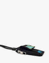 Load image into Gallery viewer, Black Tiger Card Holder with Strap -
