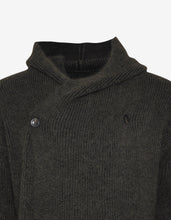 Load image into Gallery viewer, Brown Fisherman Hooded Cardigan
