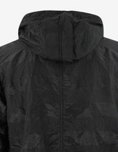 Load image into Gallery viewer, Striped Nylon Metal Black Parka
