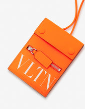Load image into Gallery viewer, Neon Orange VLTN Neck Pouch -
