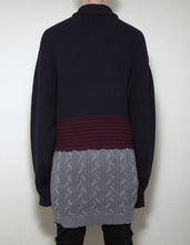 Load image into Gallery viewer, Multi-Panelled Long Knitwear
